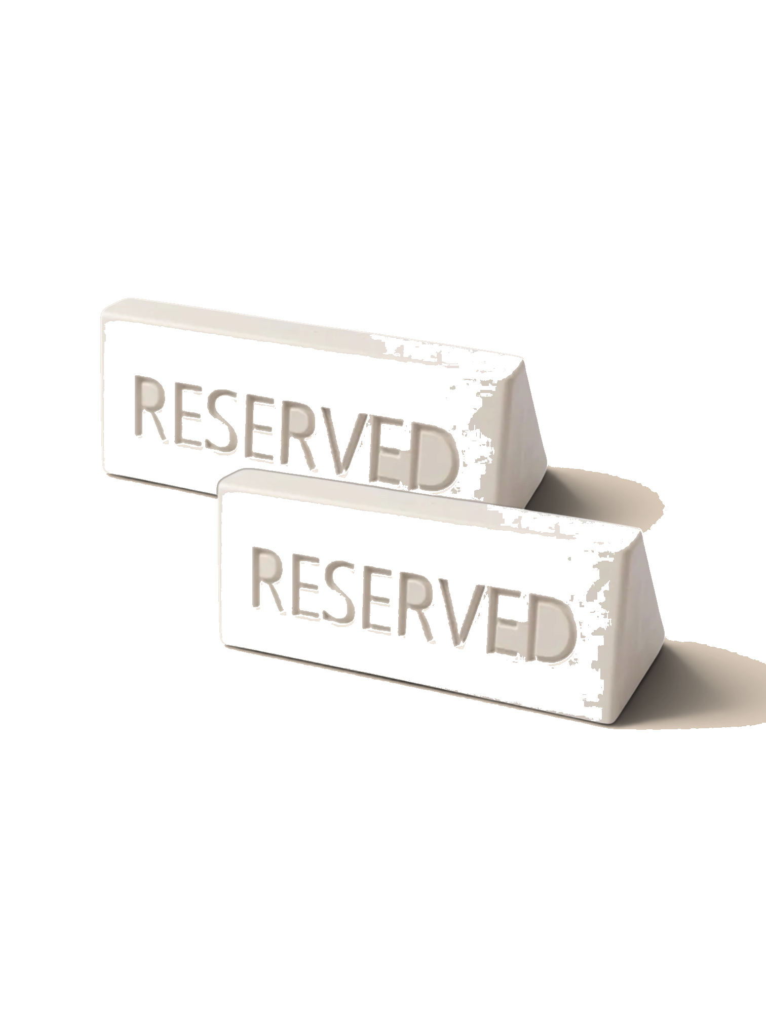 Табличка Reserved фото 2